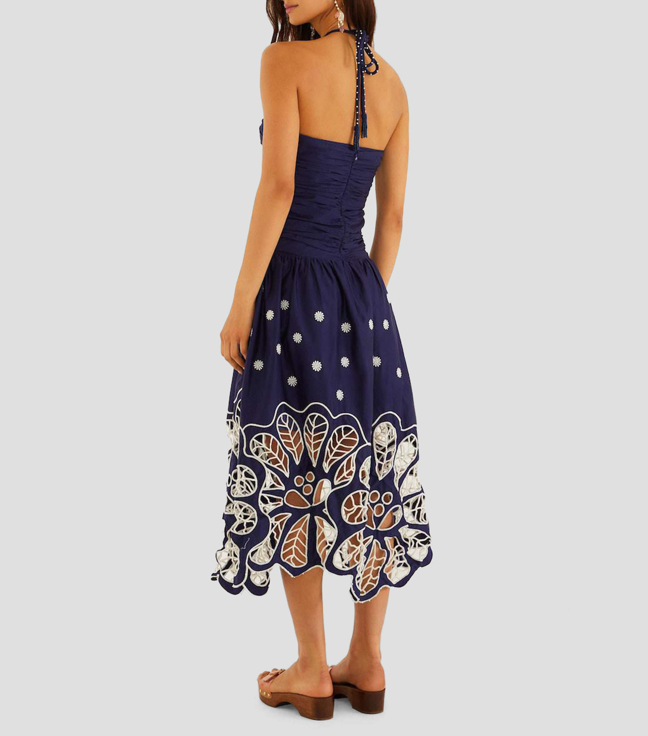Vestido largo estampado Richilieur Mujer